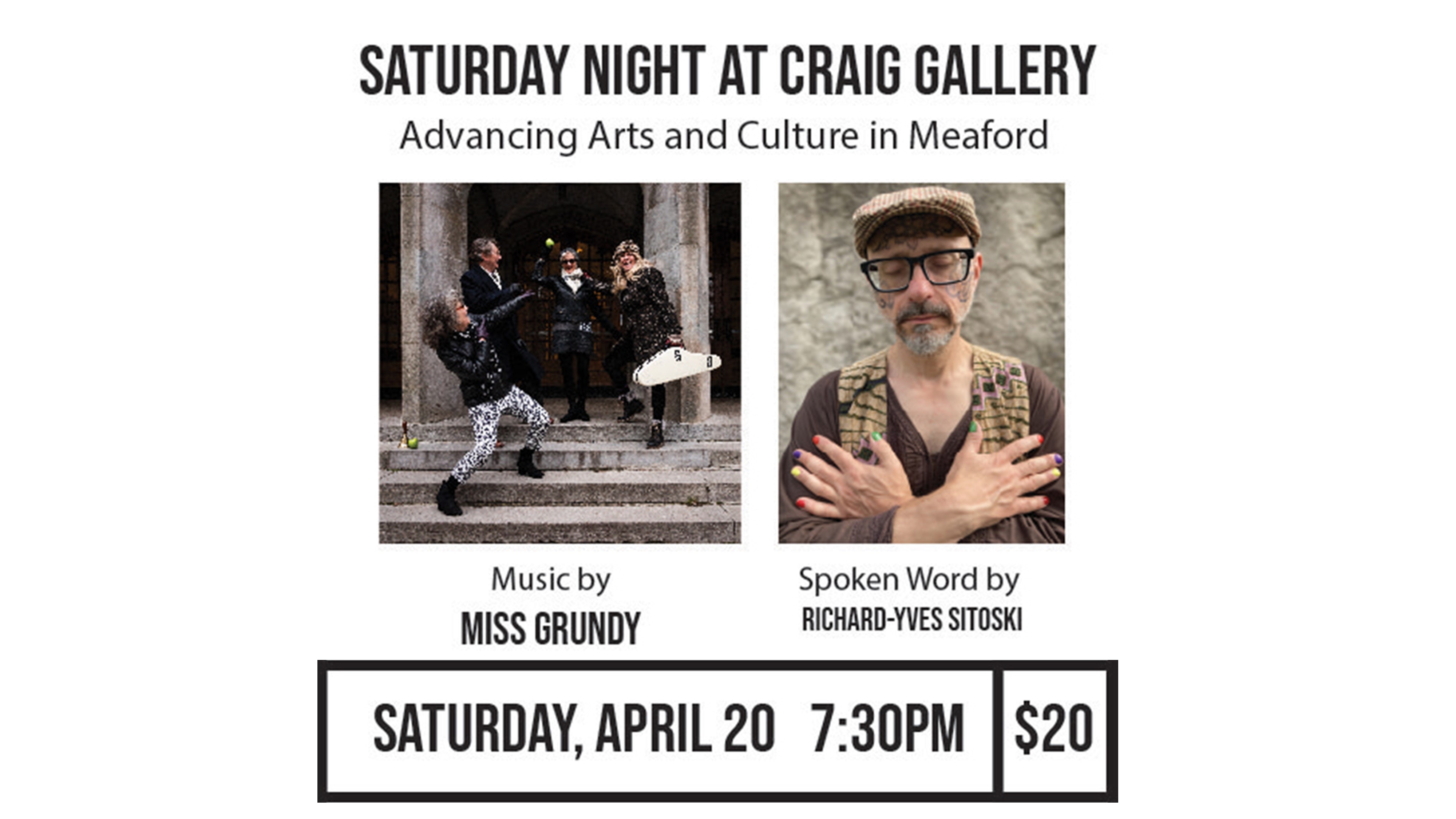 SATURDAY NIGHT AT CRAIG GALLERY