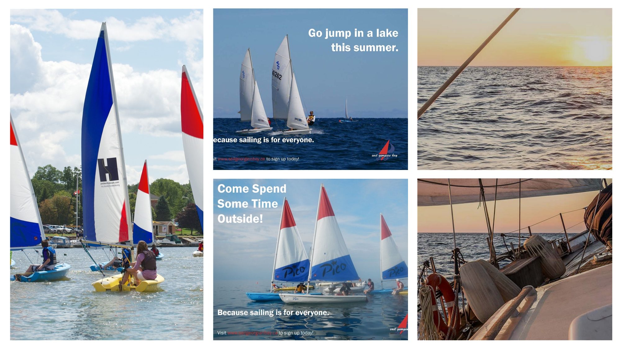 Sailing in Meaford